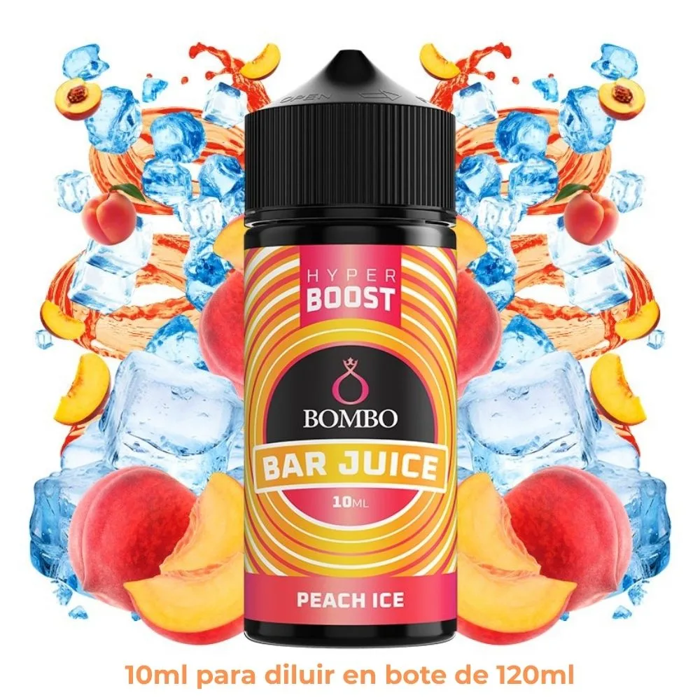 Aroma Bombo Hyper Boost Peach Ice Longfill