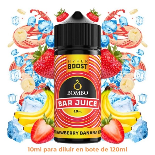Aroma Bombo Hyper Boost Strawberry Banana Longfill