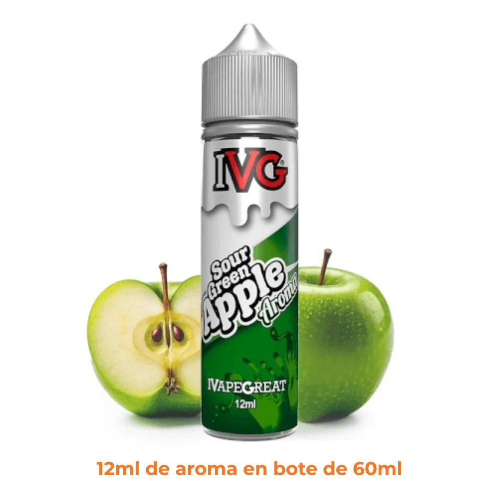 Aroma IVG Sour Green Apple Longfill 12ml