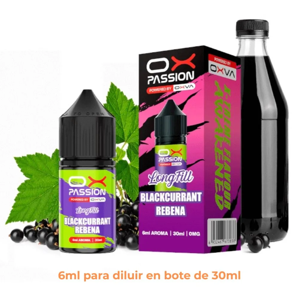 Ox Passion Blackcurrant Rebena Longfill 6ml