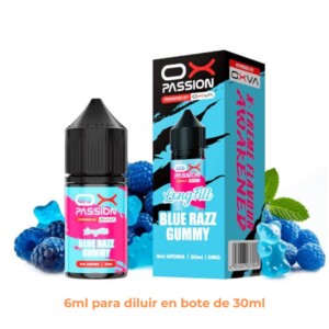 Ox Passion Blue Razz Gummy Longfill 6ml