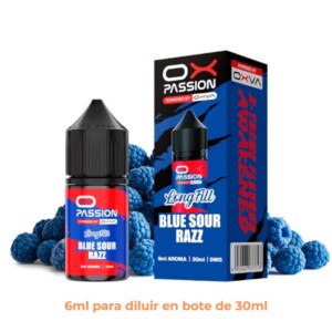 Ox Passion Blue Sour Razz Longfill 6ml