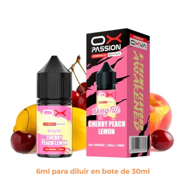 Ox Passion Cherry Peach Lemon Longfill 6ml
