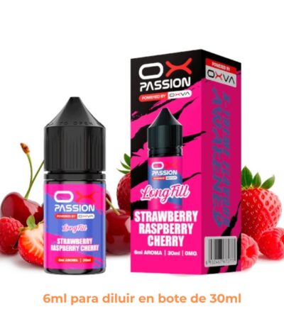 Ox Passion Strawberry Raspberry Cherry Longfill 6ml