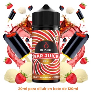 Aroma Bombo Bar Juice Cola Strawberry Ice Cream Longfill 20ml
