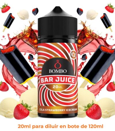 Aroma Bombo Bar Juice Cola Strawberry Ice Cream Longfill 20ml
