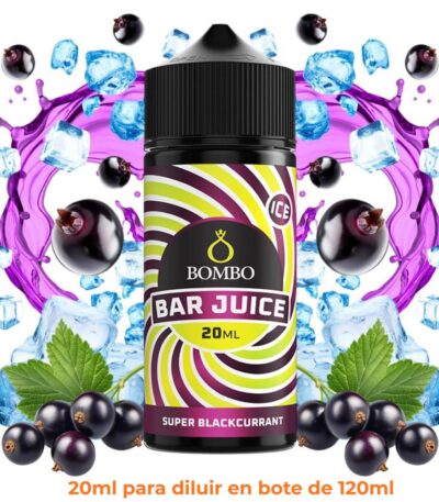 Aroma Bombo Bar Juice Super Blackcurrant Longfill 20ml