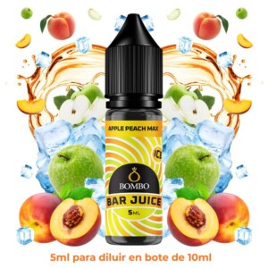 Bombo Apple Peach Max Aroma Mini Longfill 5ml